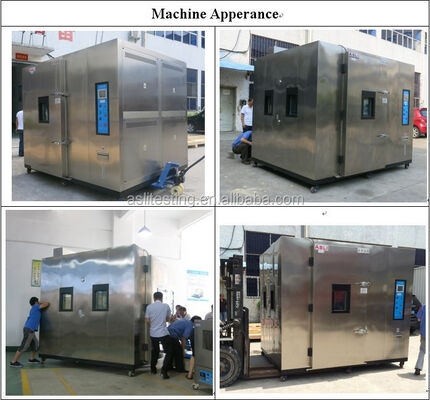 Yanma Test Fırını Yürüyerek Girilebilir Stabilite Kabini