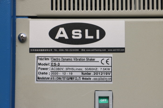6000N Titreşim Test Sistemleri, 1.6m / S Elektrodinamik Çalkalayıcı