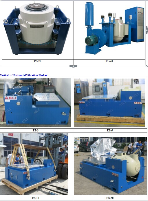 MIL-STD-810F elektrodinamik yüksek frekanslı sinüs ve rastgele şok titreşimli çalkalayıcı tablosu 3